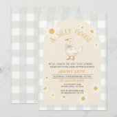 Over het algemeen neutraal Daisy Green Goose Baby  Kaart (Voorkant / Achterkant)