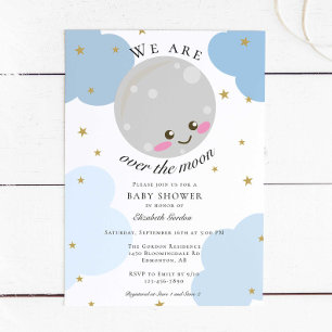 Over het Baby shower Blue Cute Gold Kawaii in Kaart