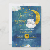 Over het Baby shower Moon Elephant Kaart (Voorkant)