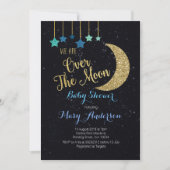Over het Baby shower Moon Kaart (Voorkant)
