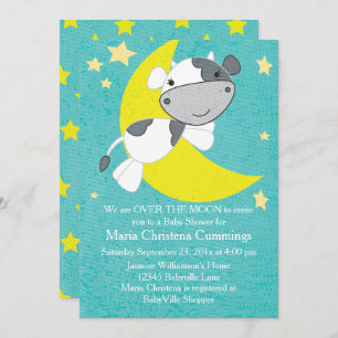 Over het Baby shower Moon Kaart