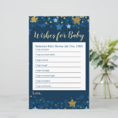 Over het Baby shower Moon wil Baby (Staand voorkant)