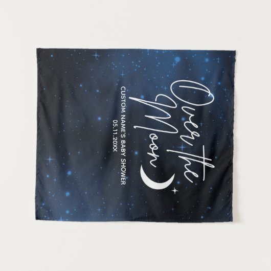 Over het Baby shower Muur Achtergrond Wandkleed (Voorkant (horizontaal))