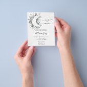 Over het Baby shower van de maan | Begrotingsbroch Flyer (Hand)