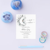 Over het Baby shower van de maan | Begrotingsbroch Flyer (Enkel)