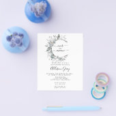 Over het Baby shower van de maan | Begrotingsbroch Flyer (Enkel)