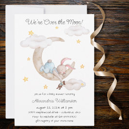 Over het Baby shower van de maan Kaart