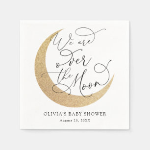 Over het Baby shower van de maan Servet
