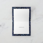 Over het Baby shower van de Moon Elephant Bedankkaart (Binnen)