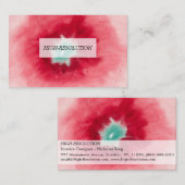 Over het bekijken van bloemen en bomen, 1920 door visitekaartje (Voorkant / Achterkant)