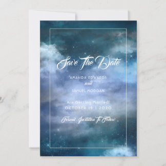 Over het Cloud Nine Wedding Save The Date