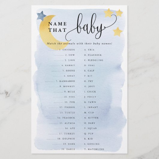 Over het matchingpapier voor maandieren Game-Kaart Flyer (Voorkant)