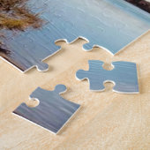 Over het meer op een legpuzzel (Zijkant)
