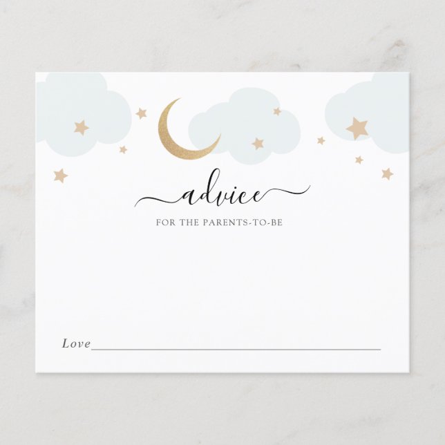 Over het Moon Baby Advice voor de te worden ouders (Voorkant)