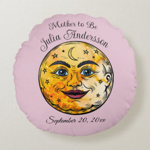 Over het Moon Baby shower Rond Kussen
