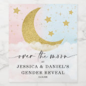 Over het moonsekseverslag wijn etiket (Enkel label)