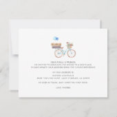 Over het nieuwe adres Boho-bewegende aankondiging (Achterkant)