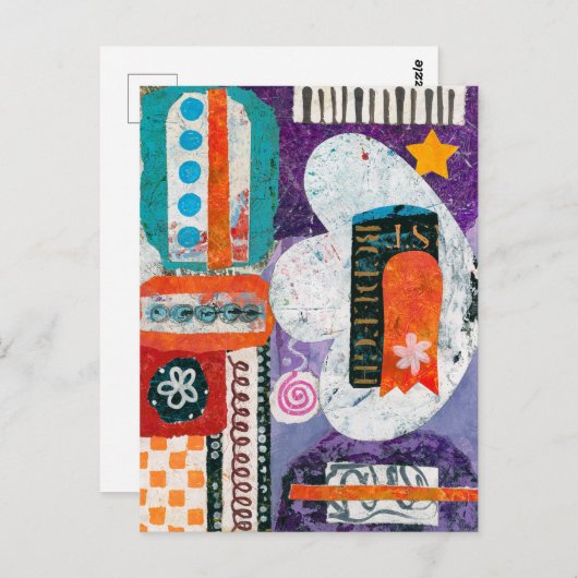 Over het Paarse Briefkaart (Voorkant / Achterkant)