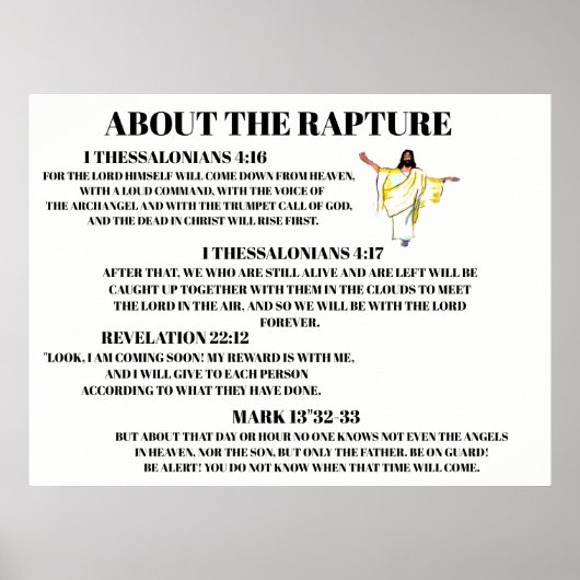 OVER HET RAPTURE POSTER (Voorkant)