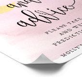 Over het scherm Moon Pink Predics en Advice Poster (Hoek)