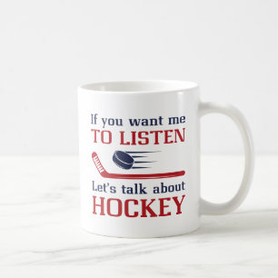 Over Hockey praten Koffiemok