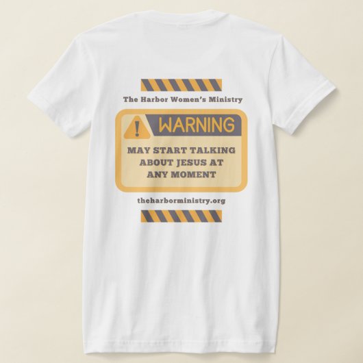 Over Jezus gesproken T-shirt (Laag Achter)