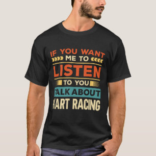 Over Kart Racing praten T-shirt