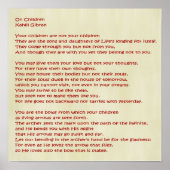 Over kinderen poster (Voorkant)