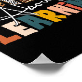 Over Leren Leraar Terug naar School Teaching 1 Poster (Hoek)