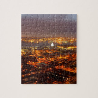 Over Liverpool tot de rivier de Mersey en de Wirra Legpuzzel