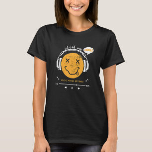 Over mij KOOL MUZIEK MAAKT MIJ KLEIN T-shirt