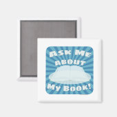 Over mijn boek Auteur Promo Design Magneet (Voorkant / Achterkant)