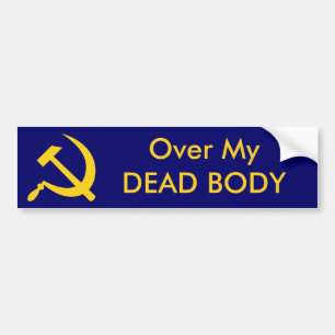 Over mijn dode lichaam bumpersticker