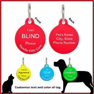 [Over mijn hond] Blind dove alert kat hond Huisdierpenning