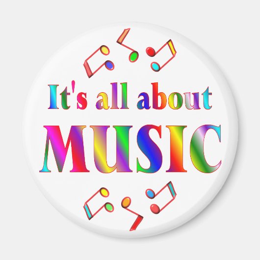 Over muziek magneet (Voorkant)