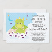 Over naar Hatch Dragon | Baby shower per post Kaart (Voorkant)