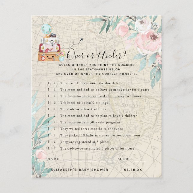 Over of onder | BABY SHOWER (Voorkant)