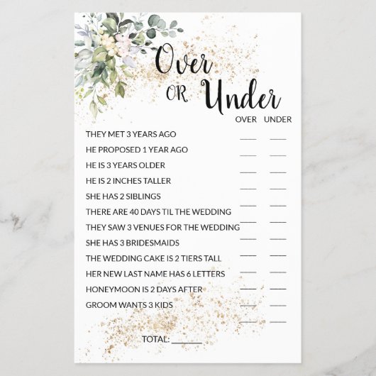 Over of onder de Kaart van het kruidenspel (Voorkant)