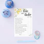 Over of onder de Kaart van het Spel van het Vrijge (Enkel)