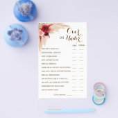 Over of onder Pampas Couples — gamekaart Flyer (Enkel)