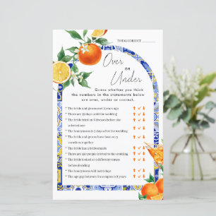 Over of onder Spritz Mediterraan bruidsspel