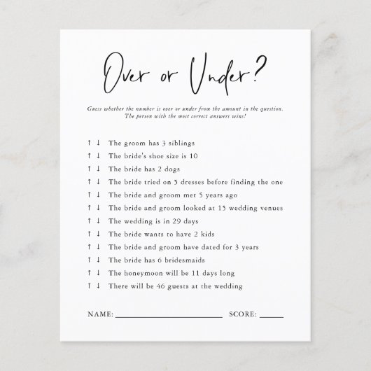 Over of onder | VRIJGEZELLENFEEST (Voorkant)