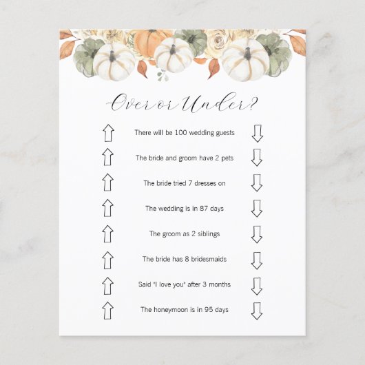 Over of onder Vrijgezellenfeest Flyer (Voorkant)