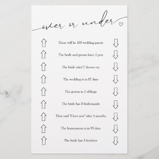 Over of Onder Vrijgezellenfeest Game Flyer (Voorkant)