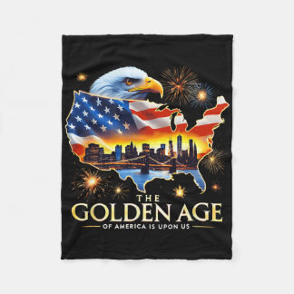 Over Ons Grappige Trump Gouden Adelaar De Gouden E Fleece Deken