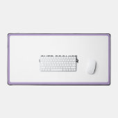 Over Promise Under Deliver Large Typographic Bureaumat (Keyboard & Muis)