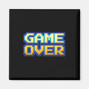 Over  Retro Videogame Arcade 80s 90s Magneet