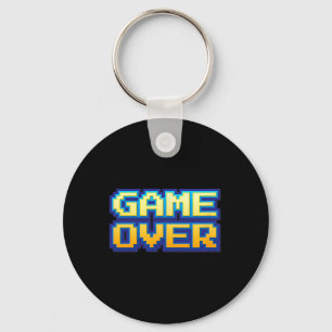 Over  Retro Videogame Arcade 80s 90s Sleutelhanger