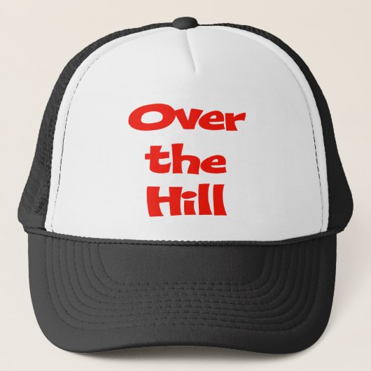 Over The Hill 50th Birthday Gifts Trucker Pet (Voorkant)