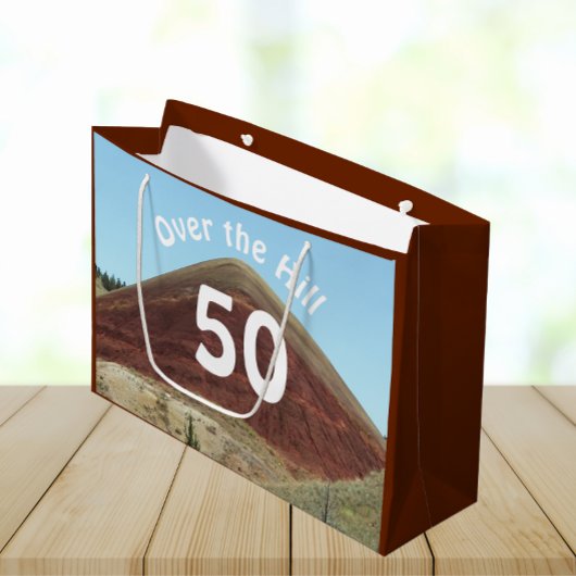 Over the Hill 50th Birthday Milestone Groot Cadeauzakje